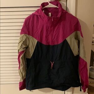 Colorblock Windbreaker Jacket